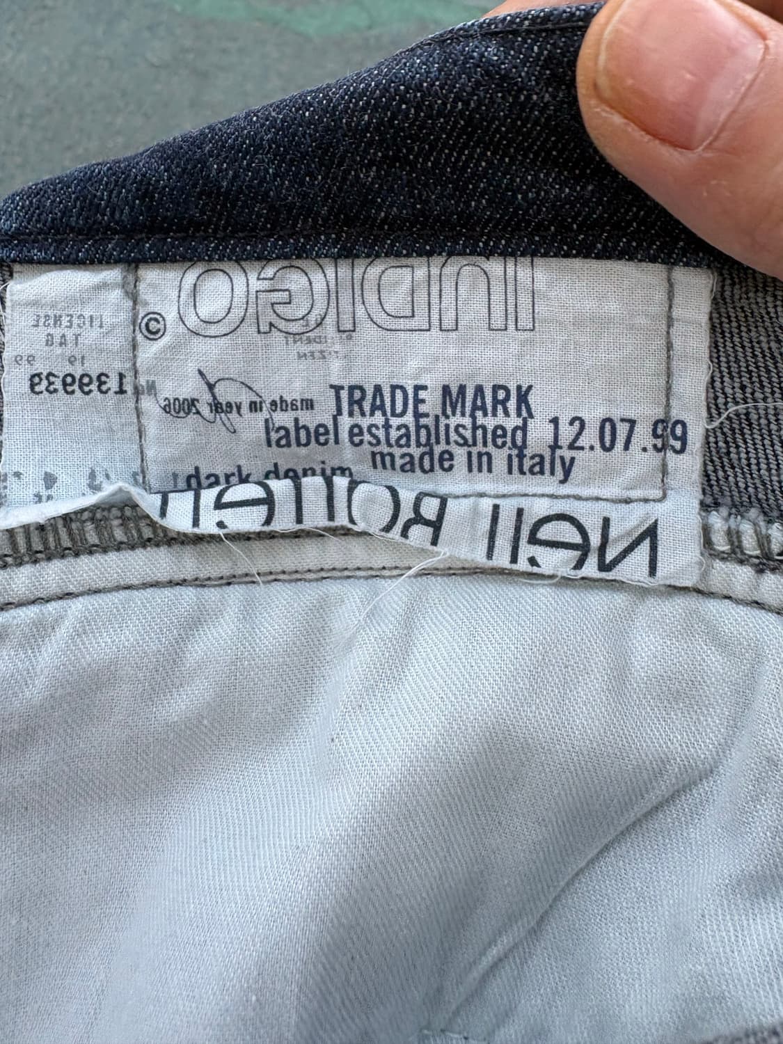 2006 AW Neil Barret Dark Indigo  상품이미지4