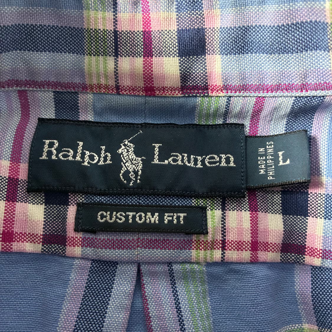 Polo  폴로 랄프로렌 자수 코튼 타탄 체크 셔츠  상품이미지4