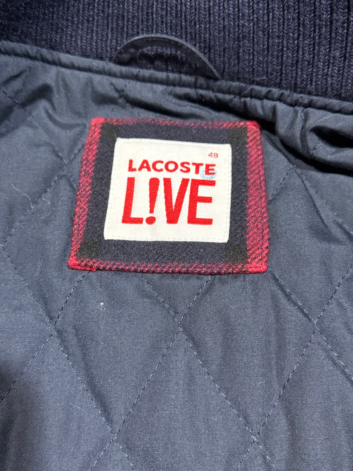 Lacoste 라코스테 타탄체크 울 바시티 자켓 상품이미지5