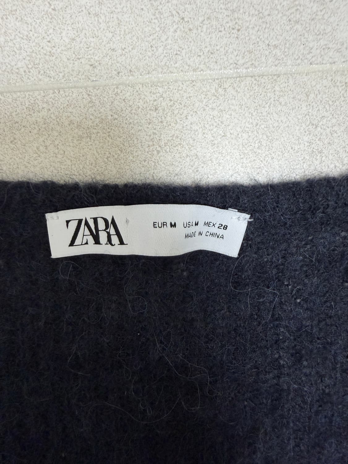 자라 모헤어 리본 유넥 니트 상품이미지4