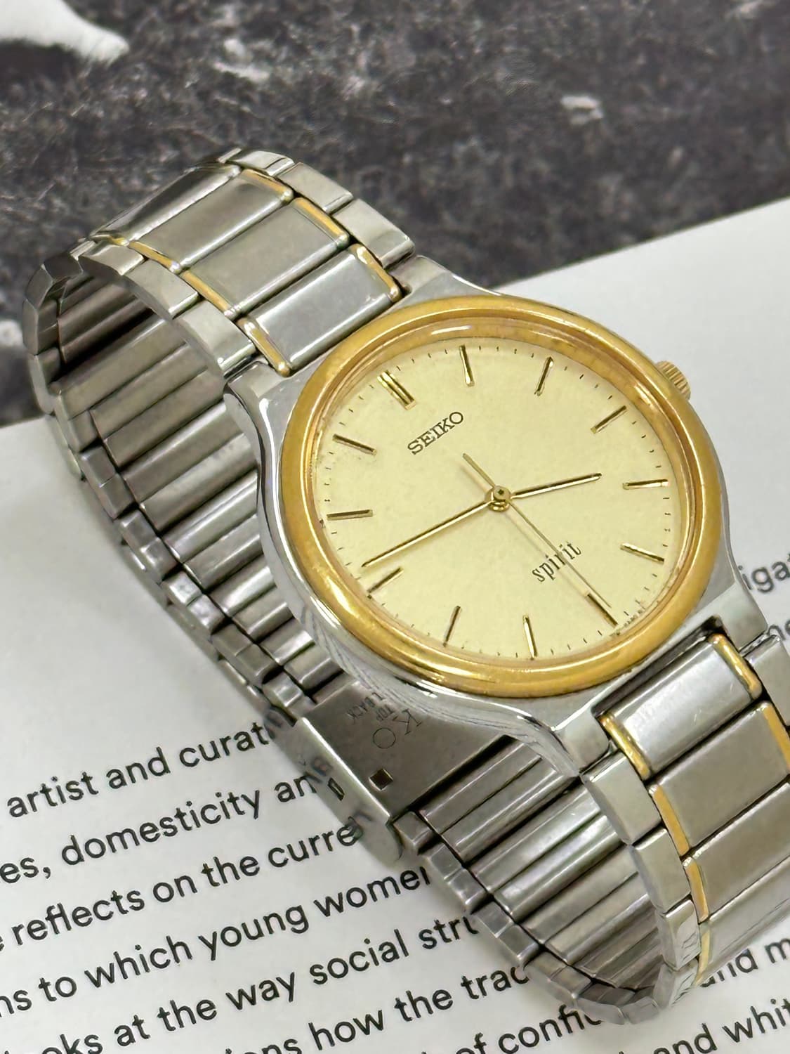 세이코 스피릿 콤비 쿼츠 시계 상품이미지6