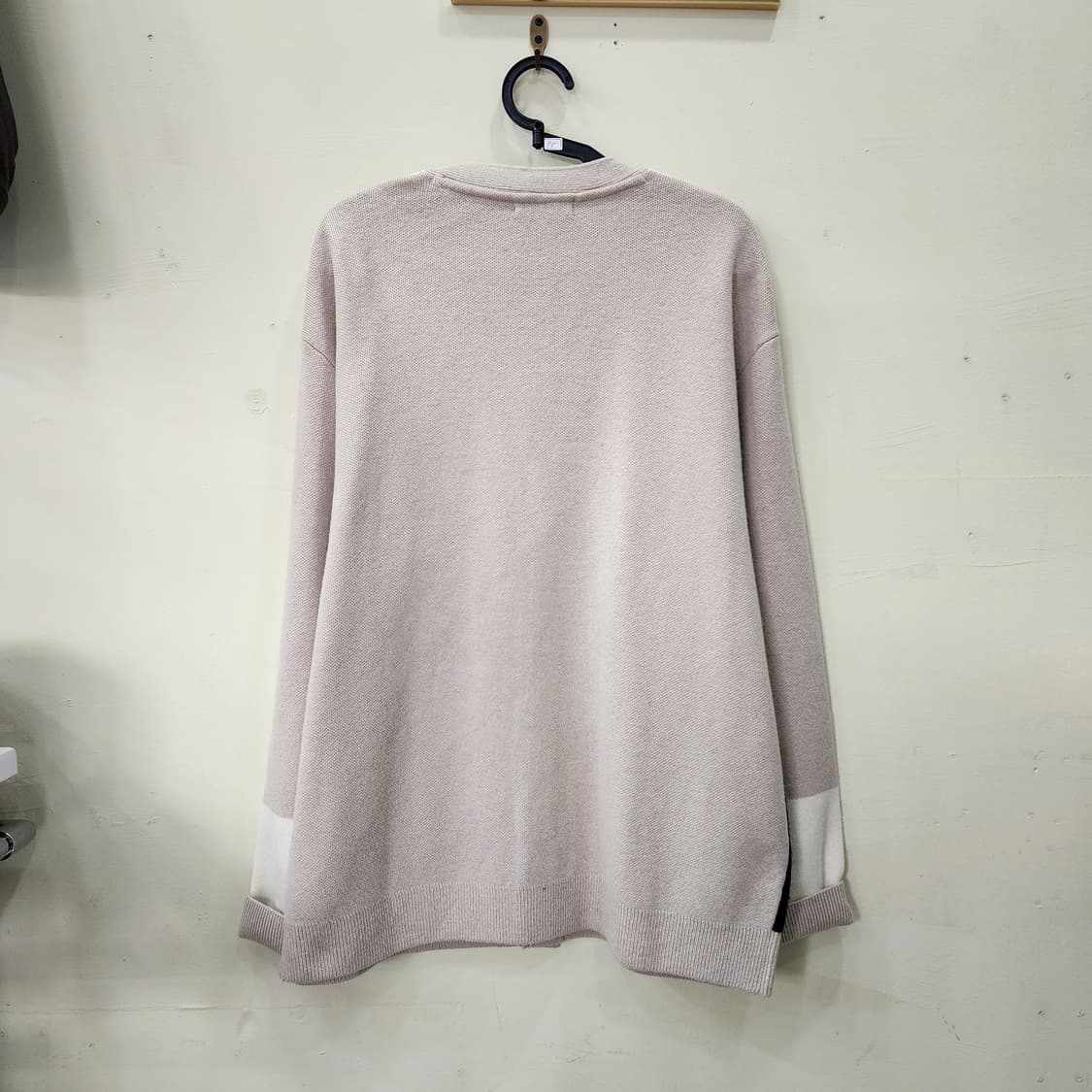 [105] 마인드브릿지 패턴 니트 가디건 (베이지 믹스) 상품이미지3