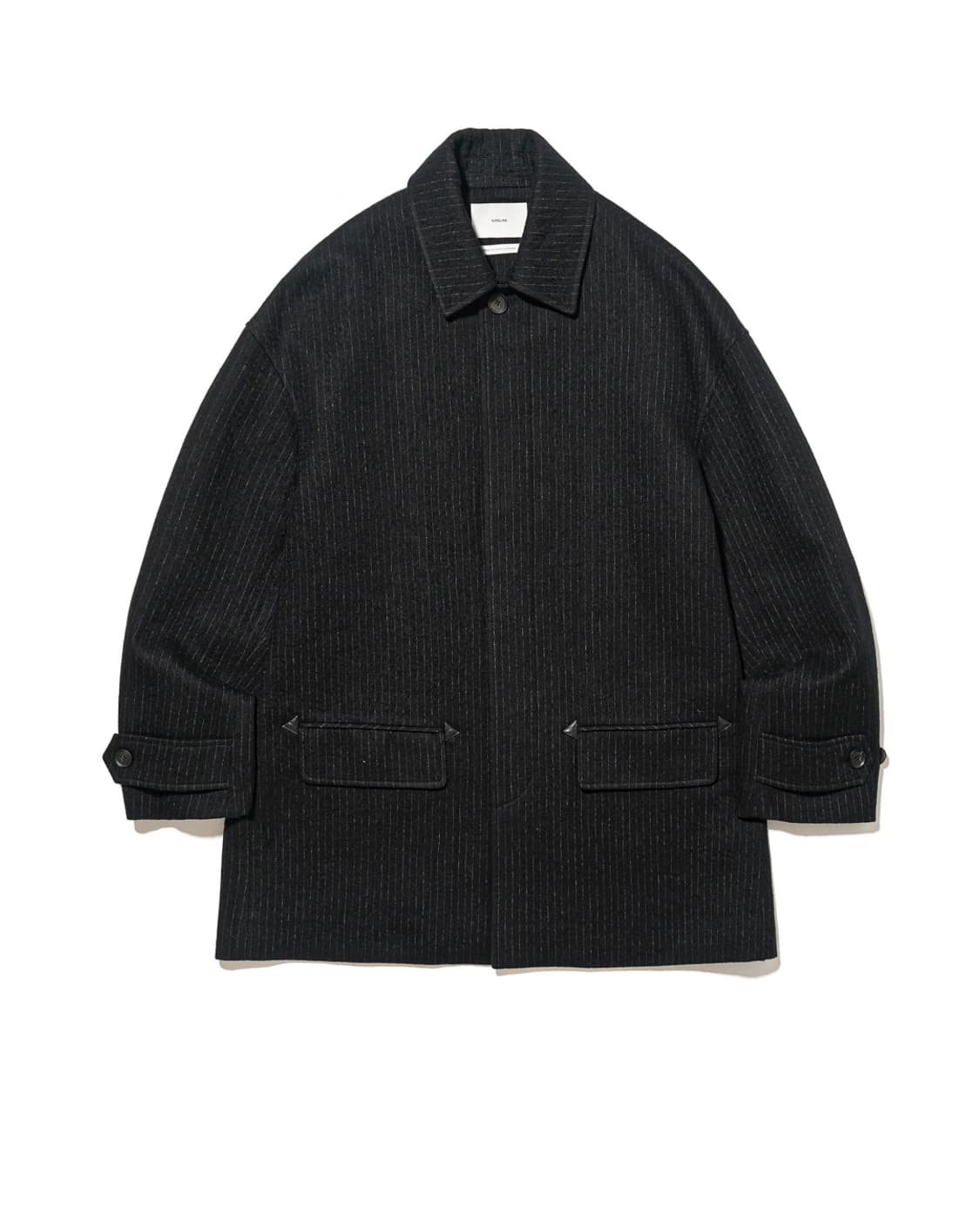 25fw 아워셀브스 핀스트라이프 맥코트 상품이미지1