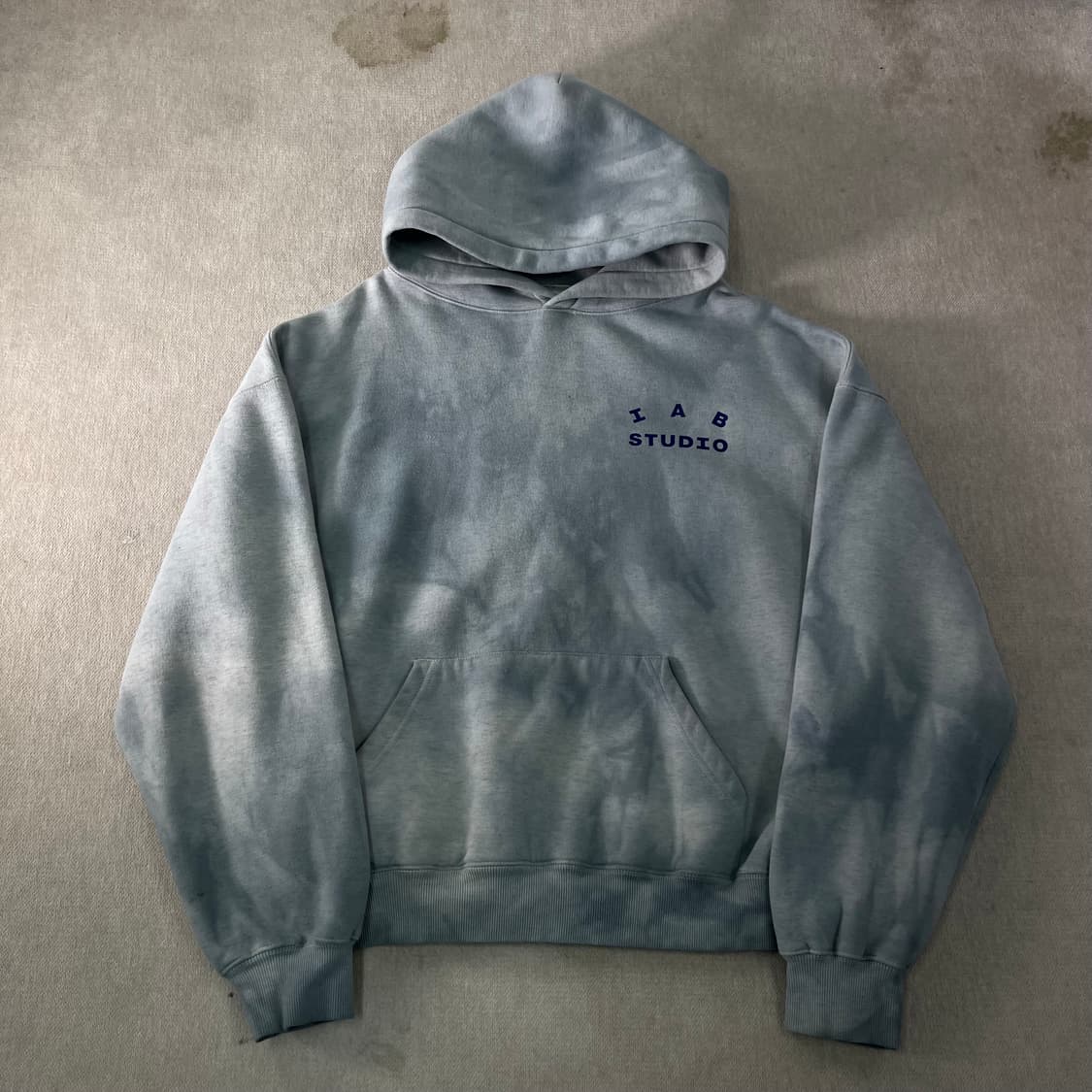 105 아이앱스튜디오 피그먼트 타이다이 스카이블루 후드티  상품이미지2