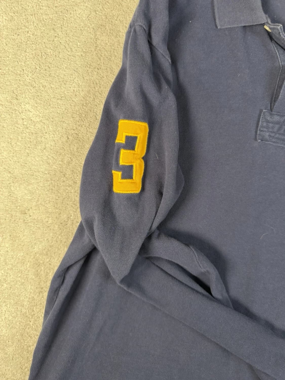 폴로 랄프로렌 트리플 포니 긴팔 카라 티셔츠 상품이미지7