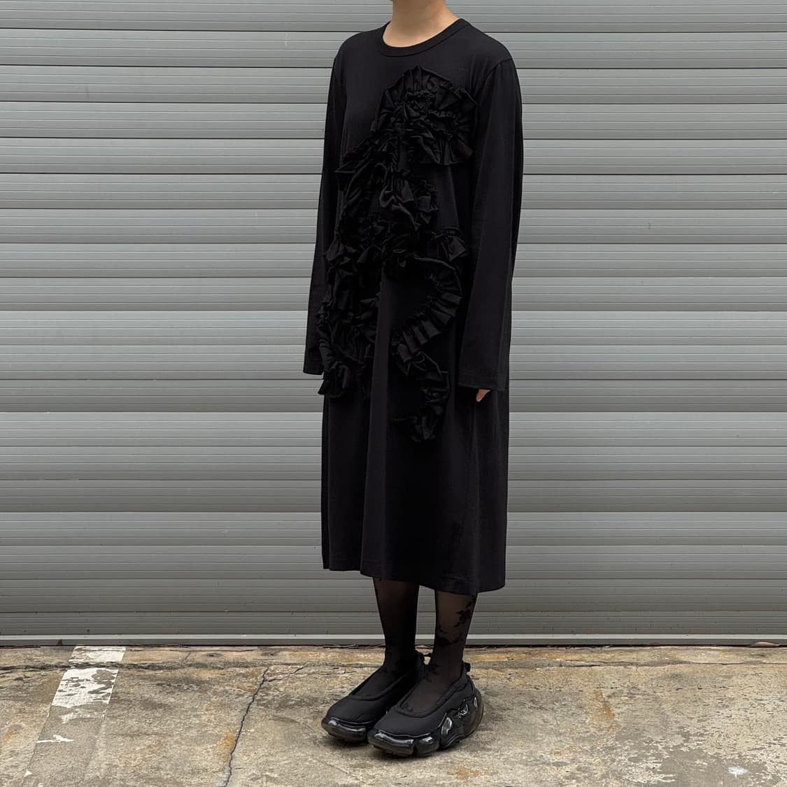 Ruffle long one piece dress 상품이미지8