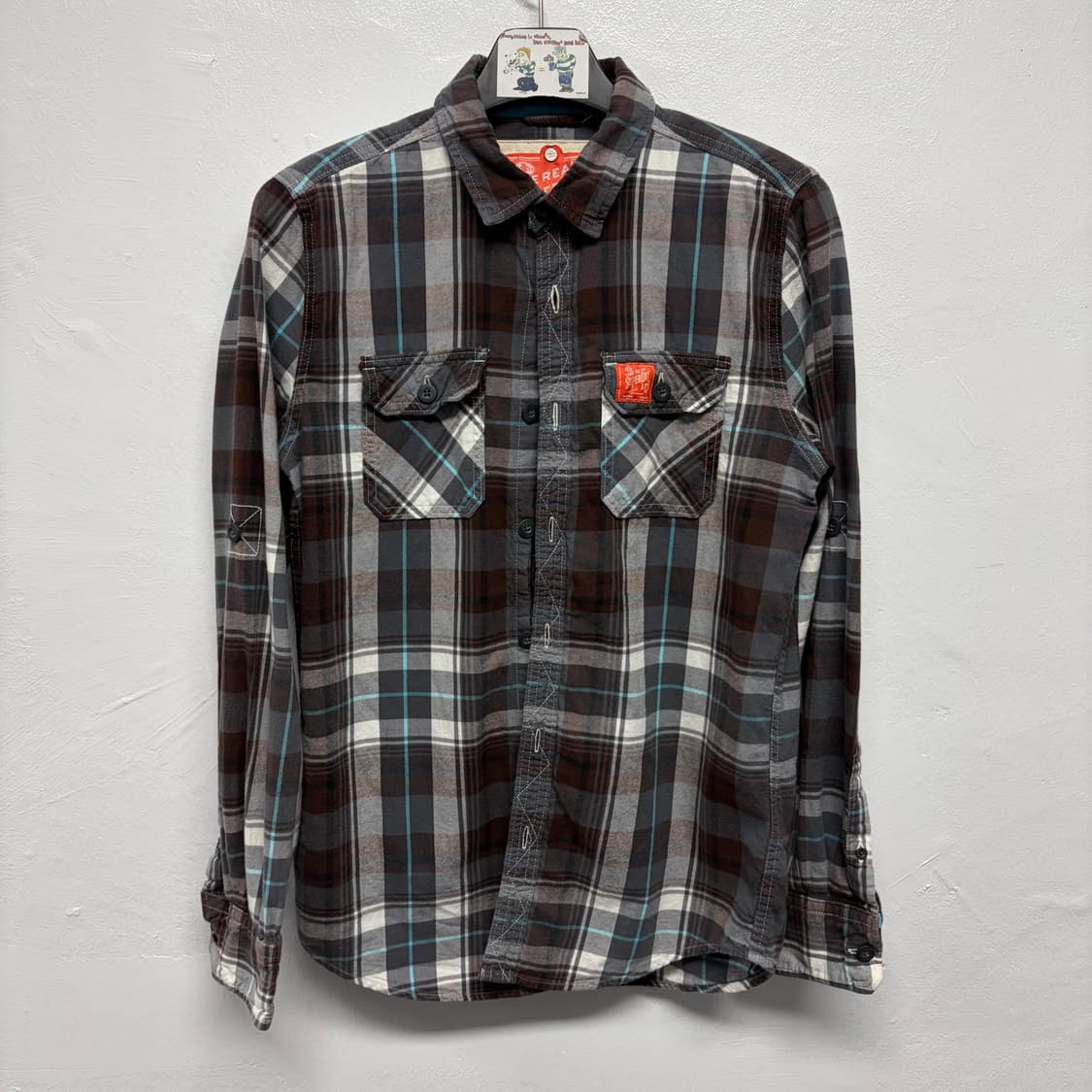 슈퍼드라이 체크 셔츠 상품이미지1