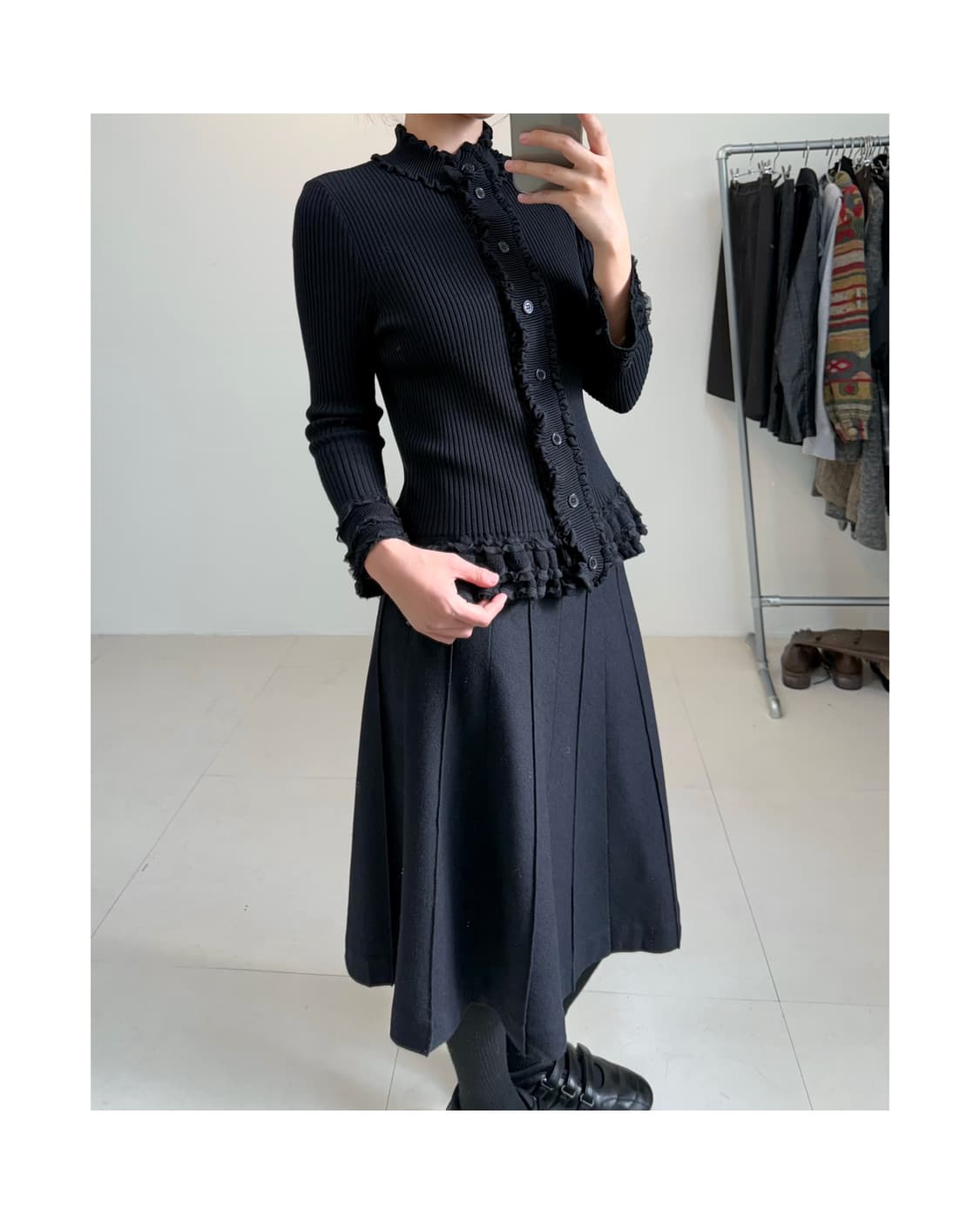 빈티지 프릴 가디건 상품이미지1