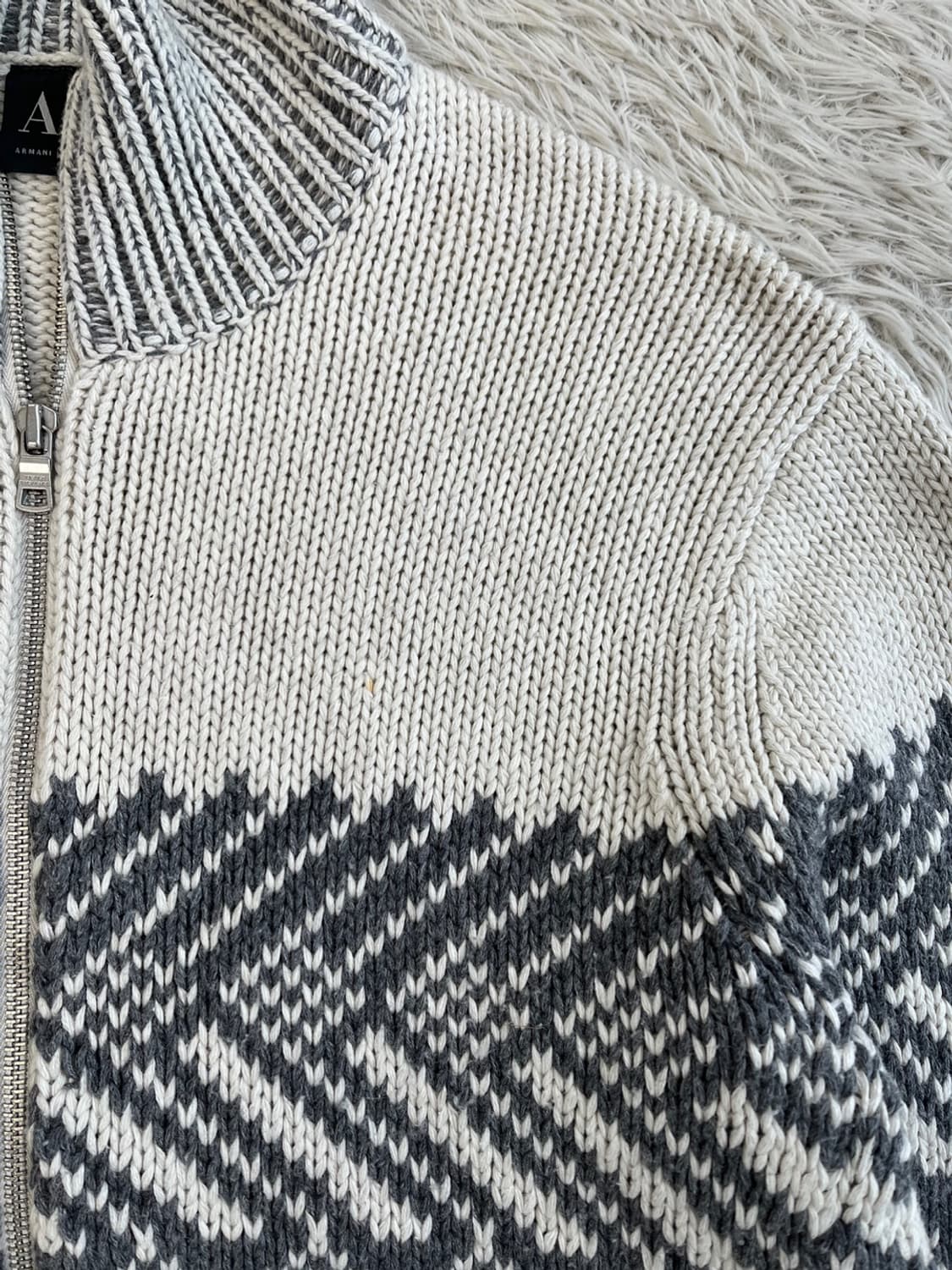 아르마니 익스체인지 니트 집업/#133 상품이미지2