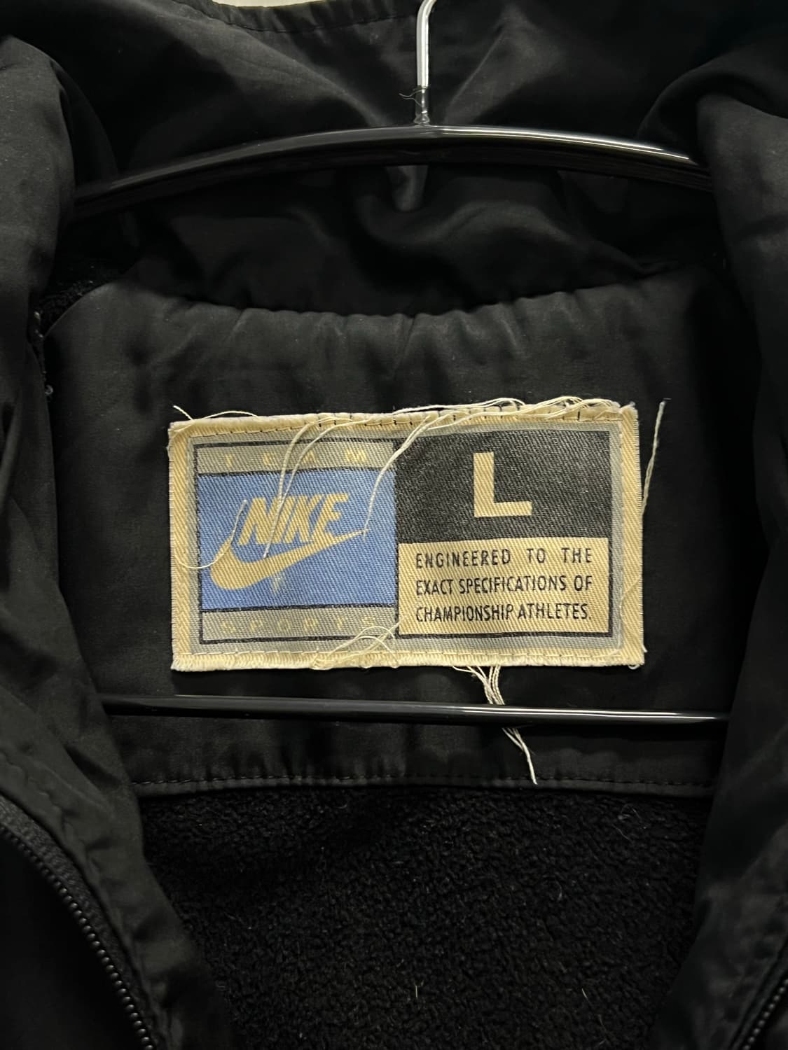 나이키 올드스쿨 사이드테잎 웜업 셋업 블랙 made in korea 상품이미지5