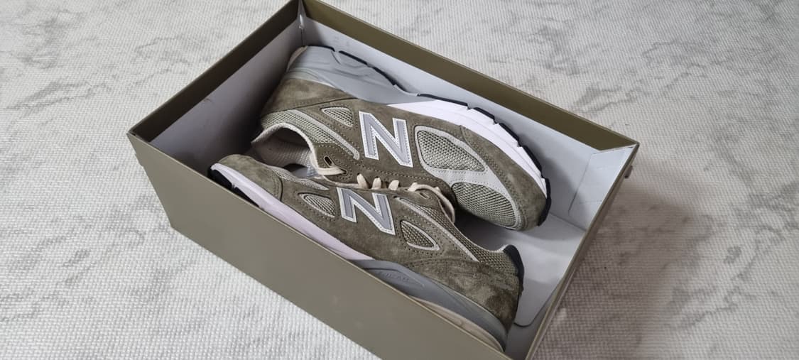 뉴발란스 990v4 에임레온도르 트루 카모 베이지 260 상품이미지7