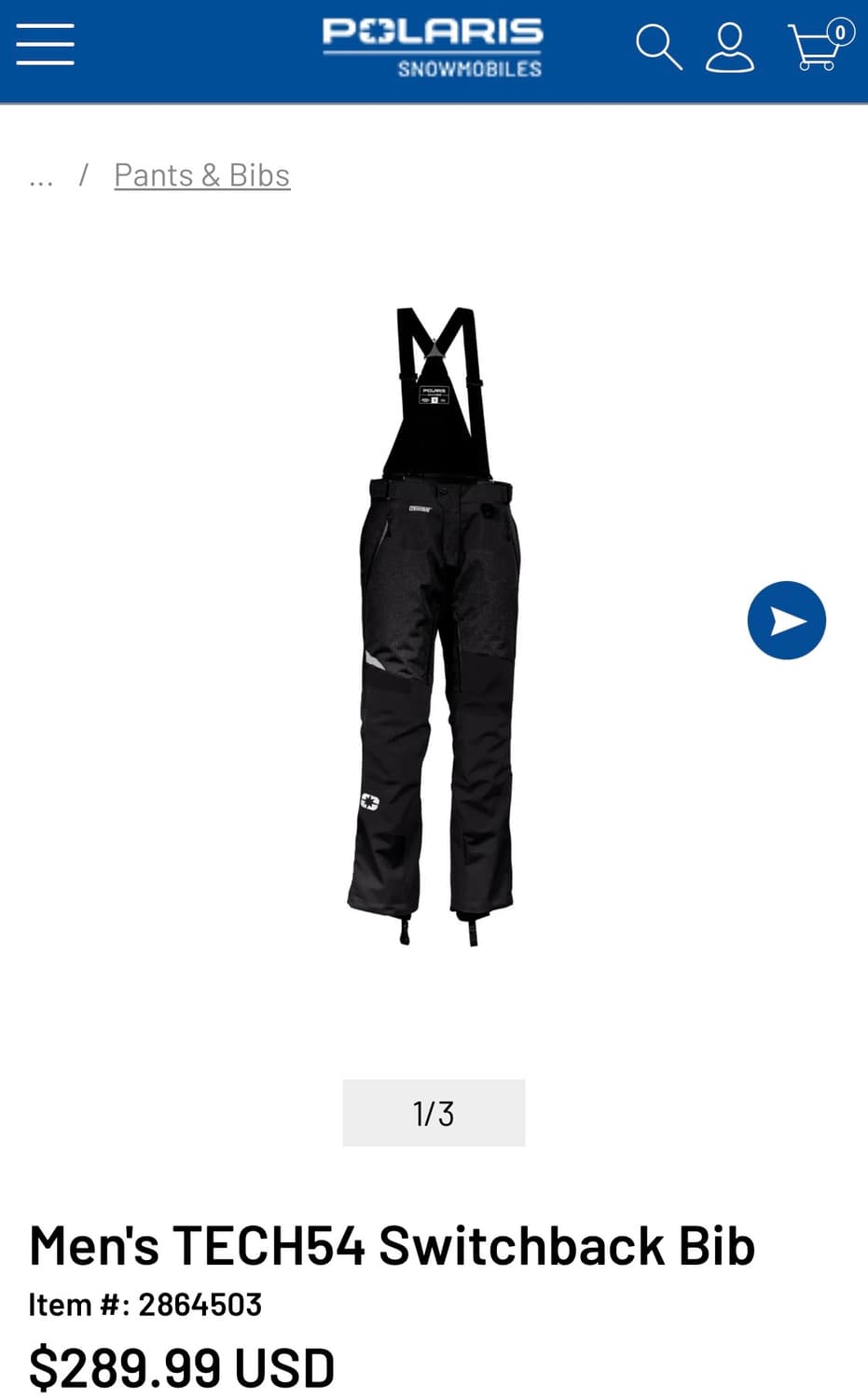 택포) 국내 유일 USA 폴라리스 빕 (bib) 팬츠 방풍 방한 바지 상품이미지7