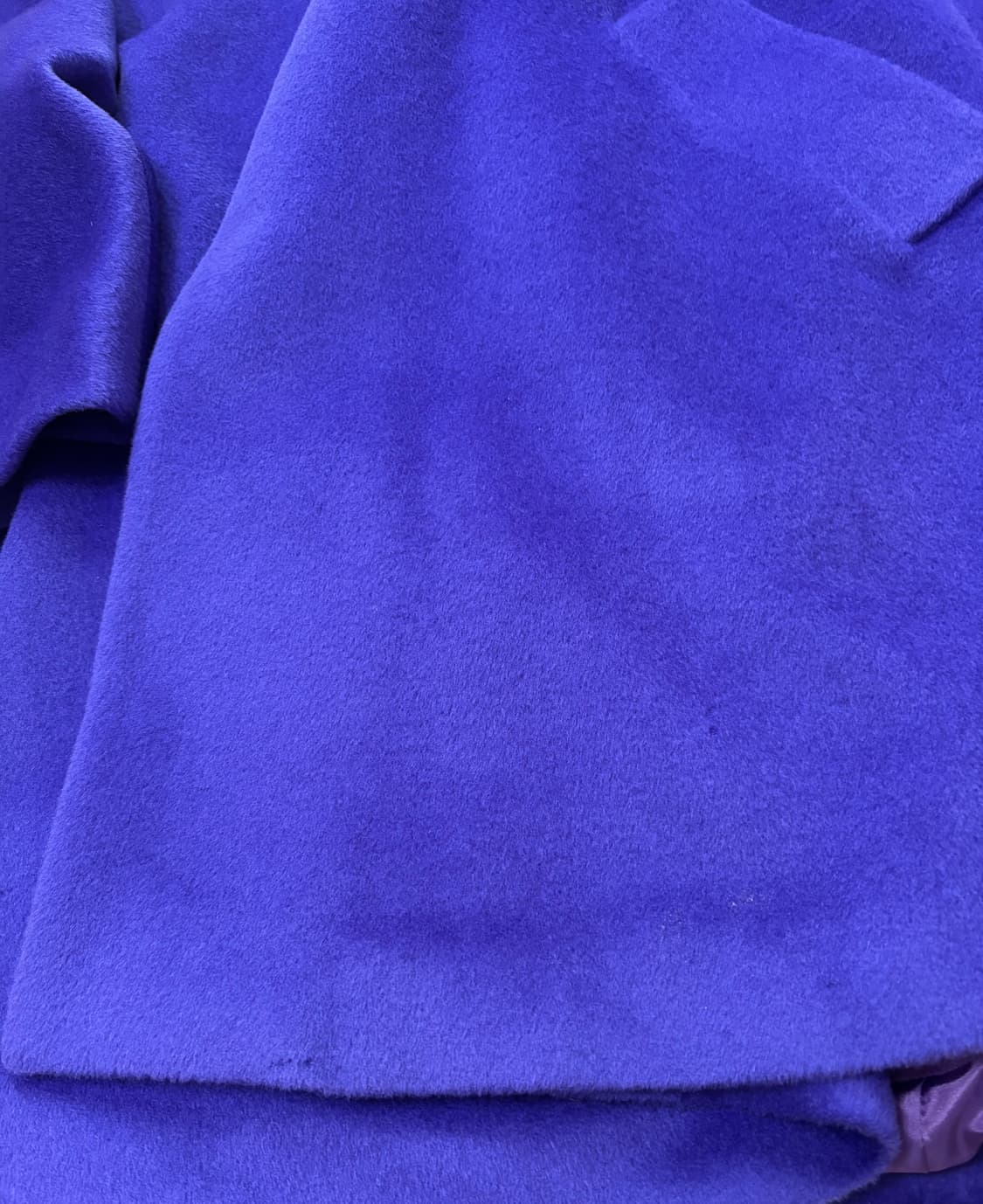 Celine Purple Wide Wool Coat 36size 상품이미지8