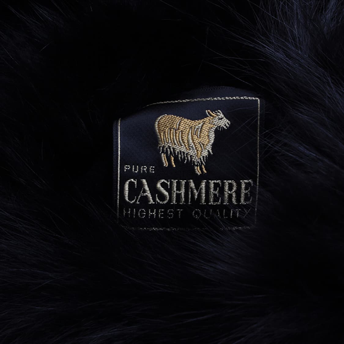 폭스 퍼 트림 캐시미어 케이프 프리사이즈 상품이미지4