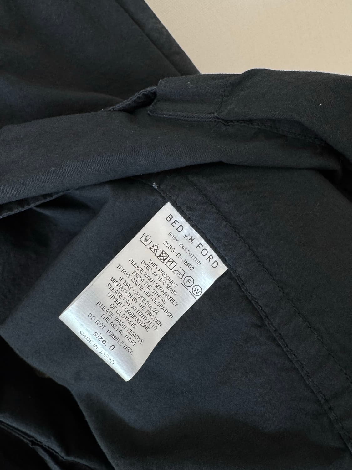 BED J.W. FORD Garment-dye Raglan Blouson 상품이미지5