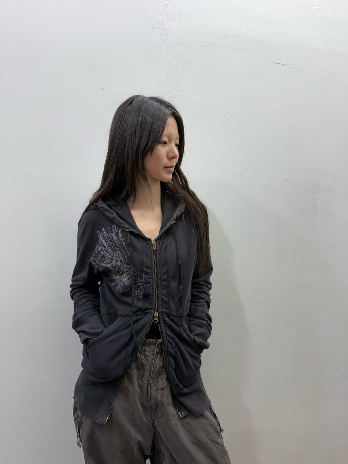 아르마니 익스체인지 그런지 투웨이 후드집업 상품이미지4