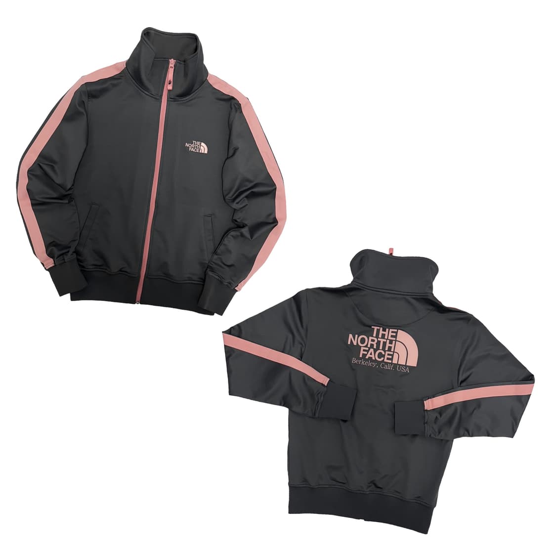 노스페이스 그레이 핑크 져지 트랙탑 상품이미지1