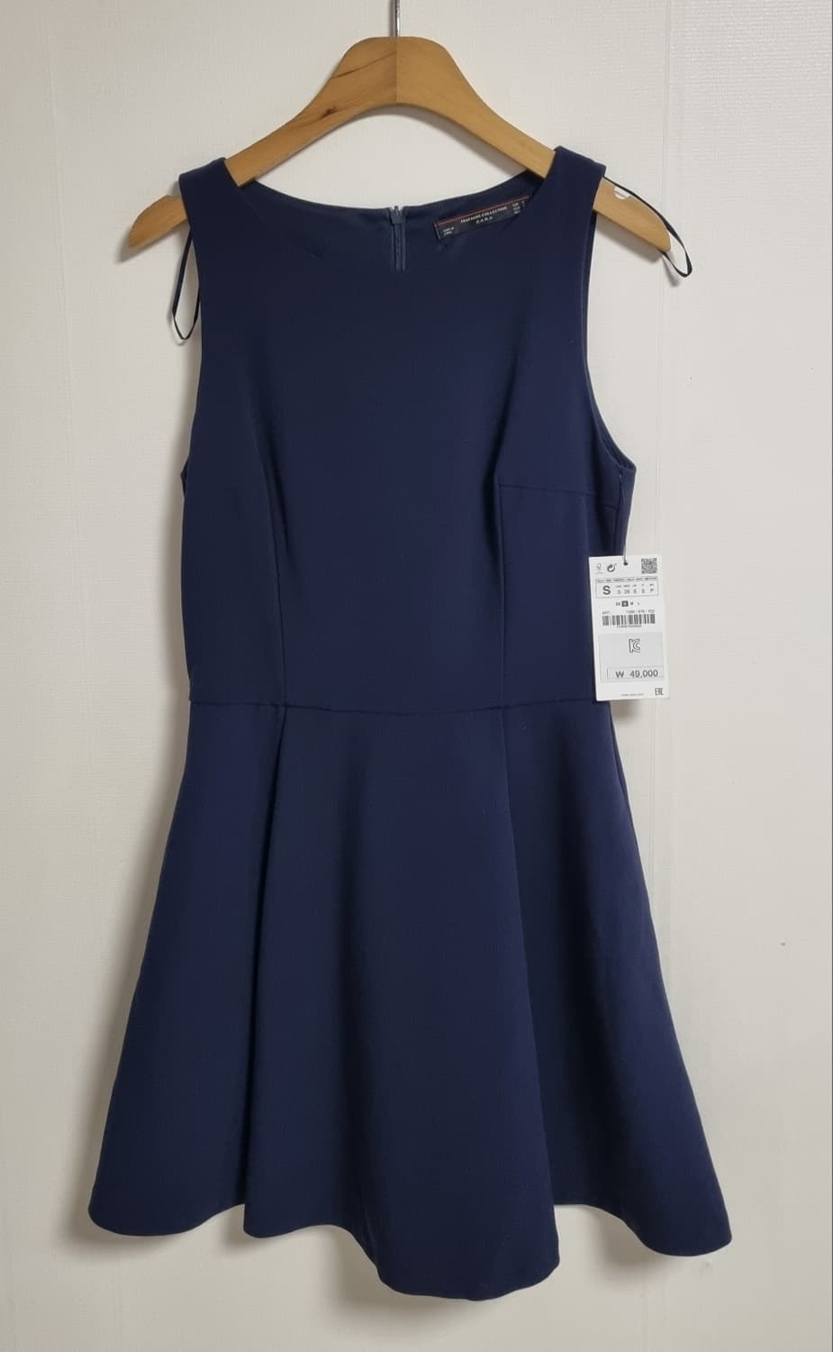 새상품) S ) ZARA 자라 네이비 민소매 원피스 상품이미지1
