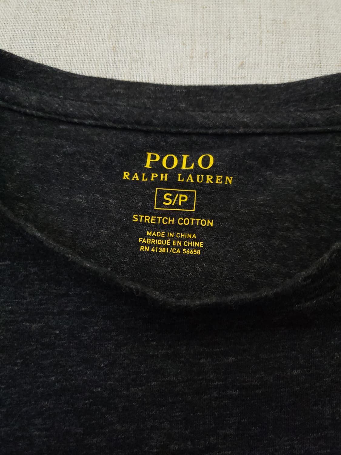 폴로 랄프로렌 반팔 티셔츠 차콜 s 상품이미지3