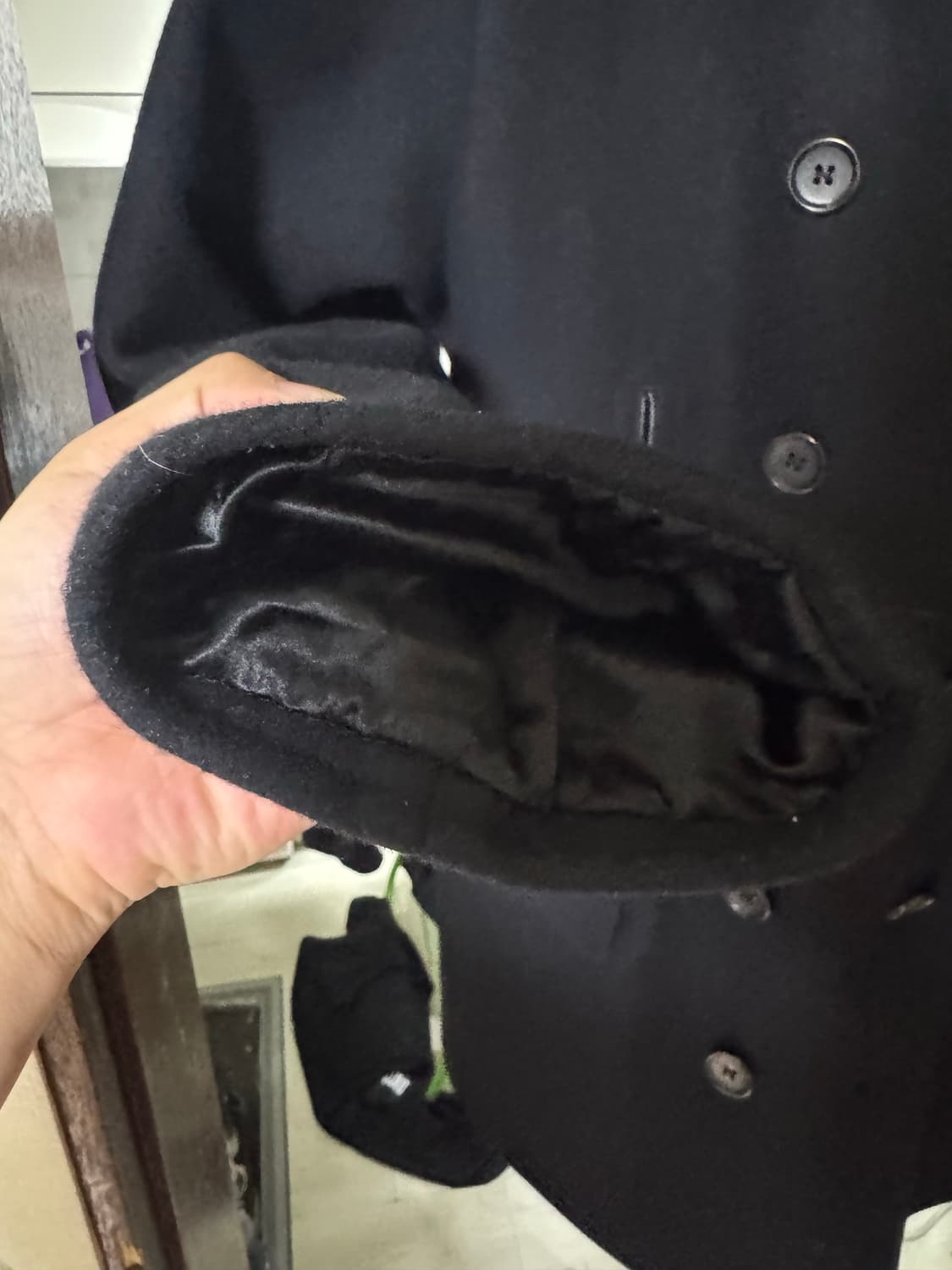 나이스네스 맥라간 피코트 L 블랙 상품이미지4