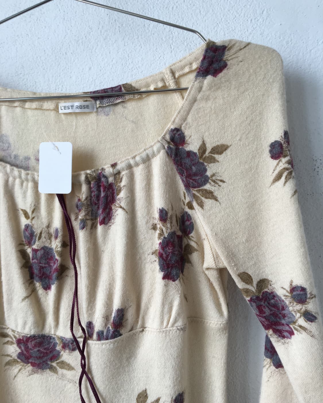 Lest rose flower pattern knit 상품이미지5