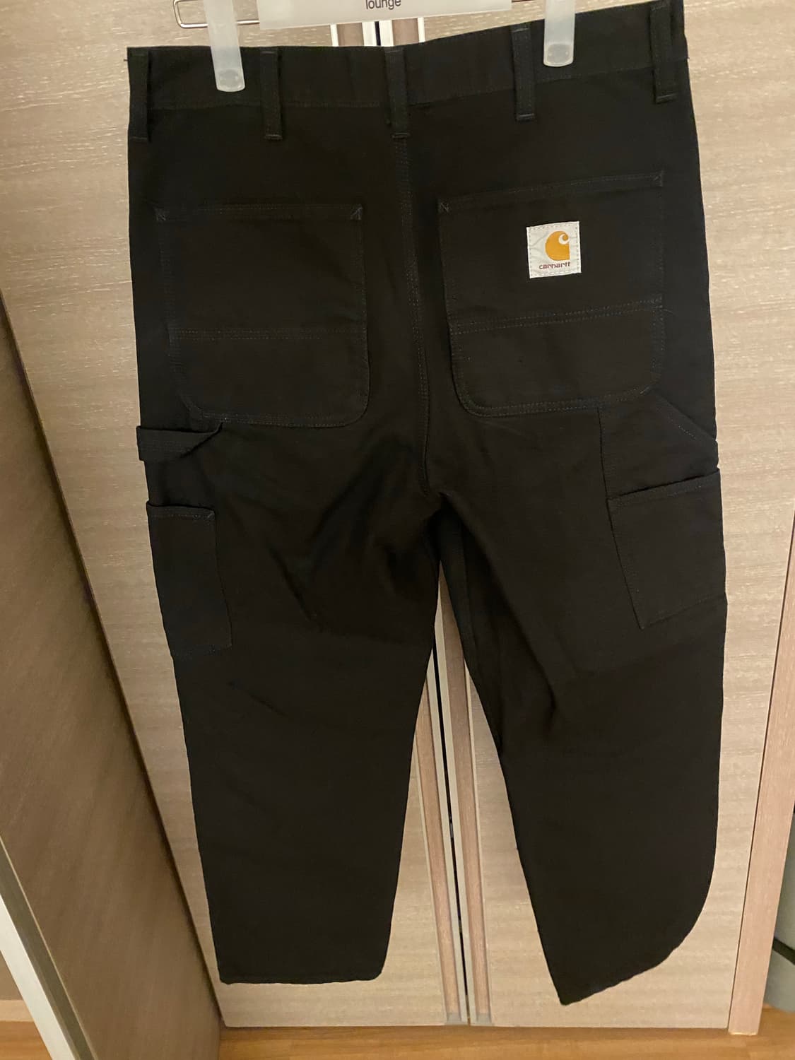 칼하트 더블니팬츠 디어본 블랙 린스드 31 상품이미지2