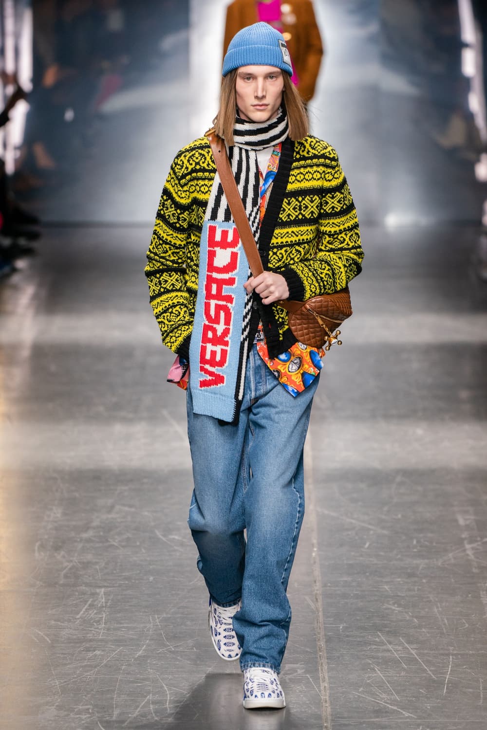 베르사체 자카드 가디건 상품이미지1