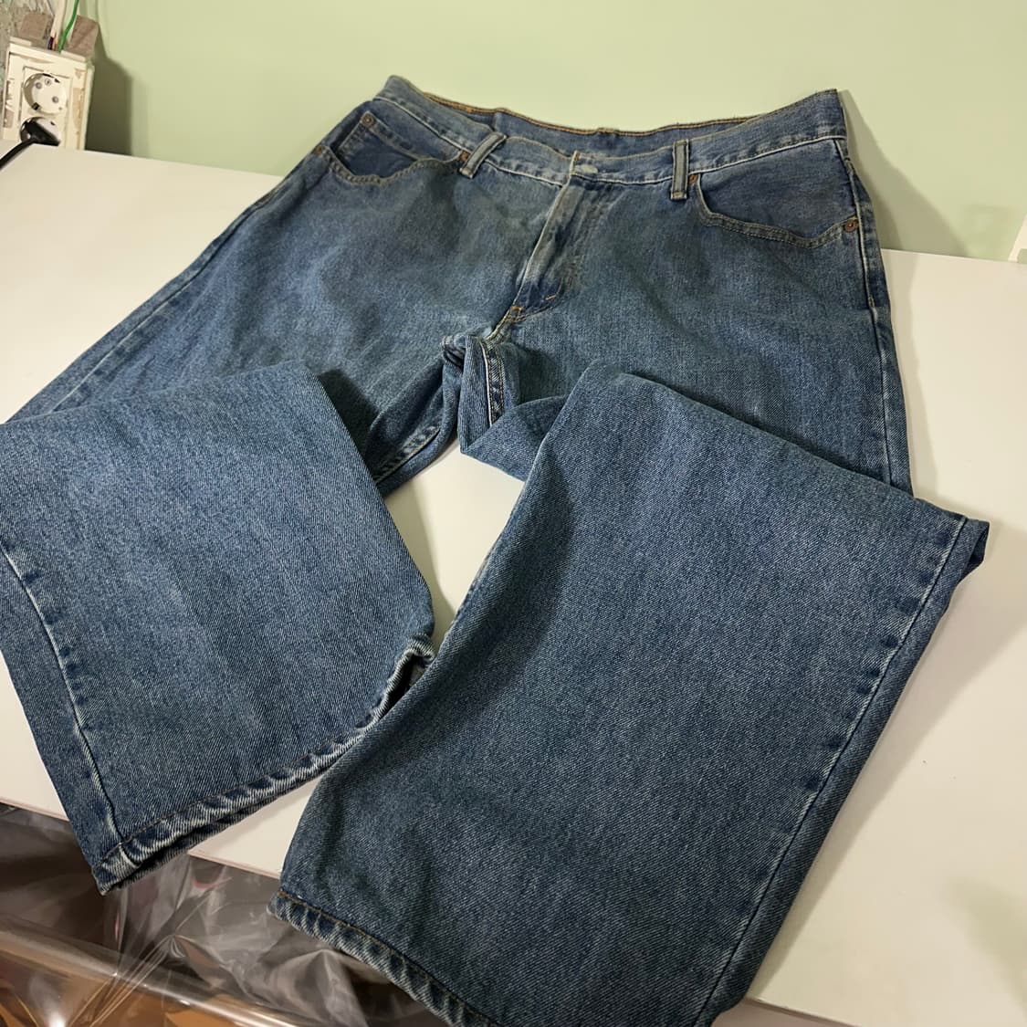 XL 36 리바이스550 USA 레귤러 일자핏 데님팬츠 청바지 상품이미지4