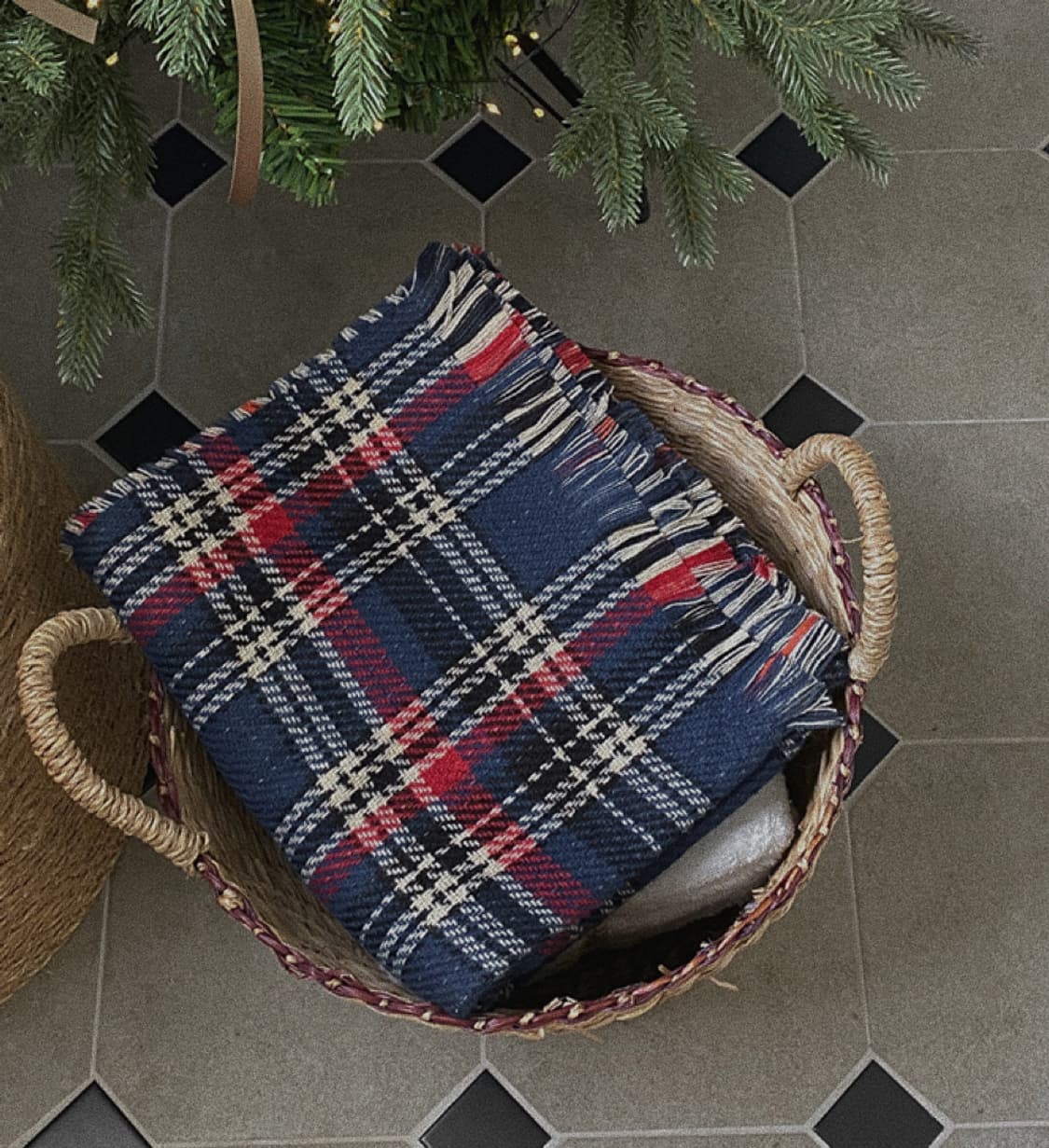 체크목도리 상품이미지2