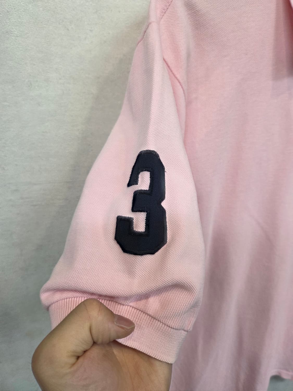폴로랄프로렌 구형 빅포니 카라반팔 핑크 xl 커스텀핏 상품이미지6