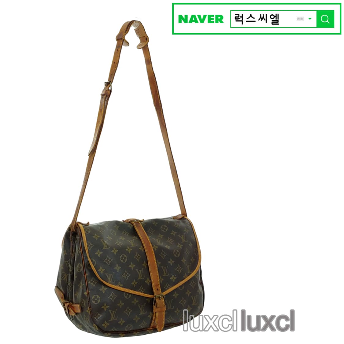 [정품] 루이비통 모노그램 소뮤르 35 말레티에 남녀 공용 크로스백 상품이미지10