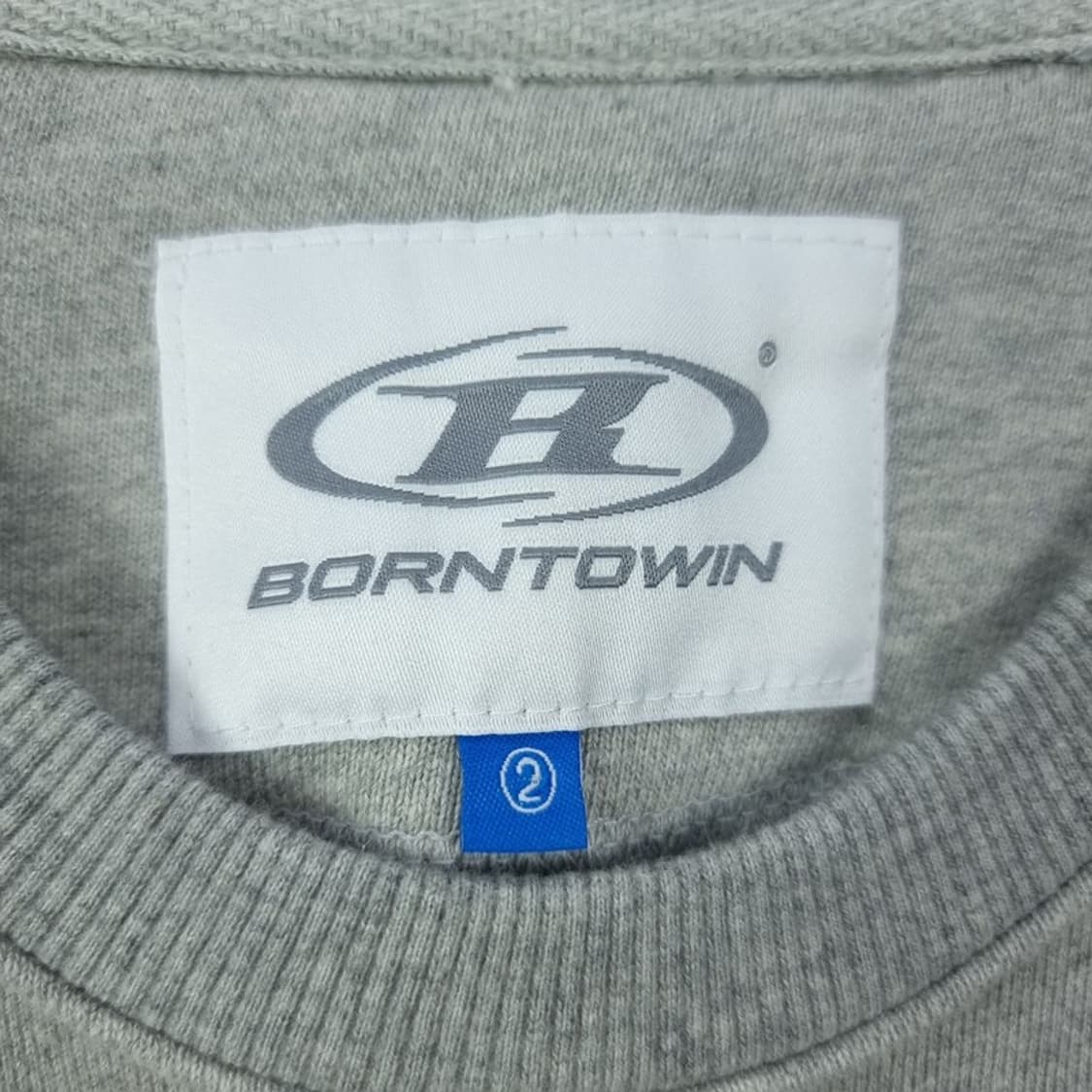 [본투윈] 그래픽 프린팅 오버핏 맨투맨 그레이 M19877 상품이미지7