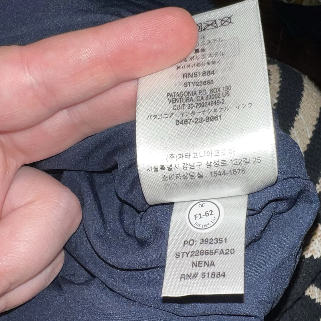 파타고니아 스냅 프론트 레트로-X 플리스 자켓 블루 폴카닷 상품이미지4