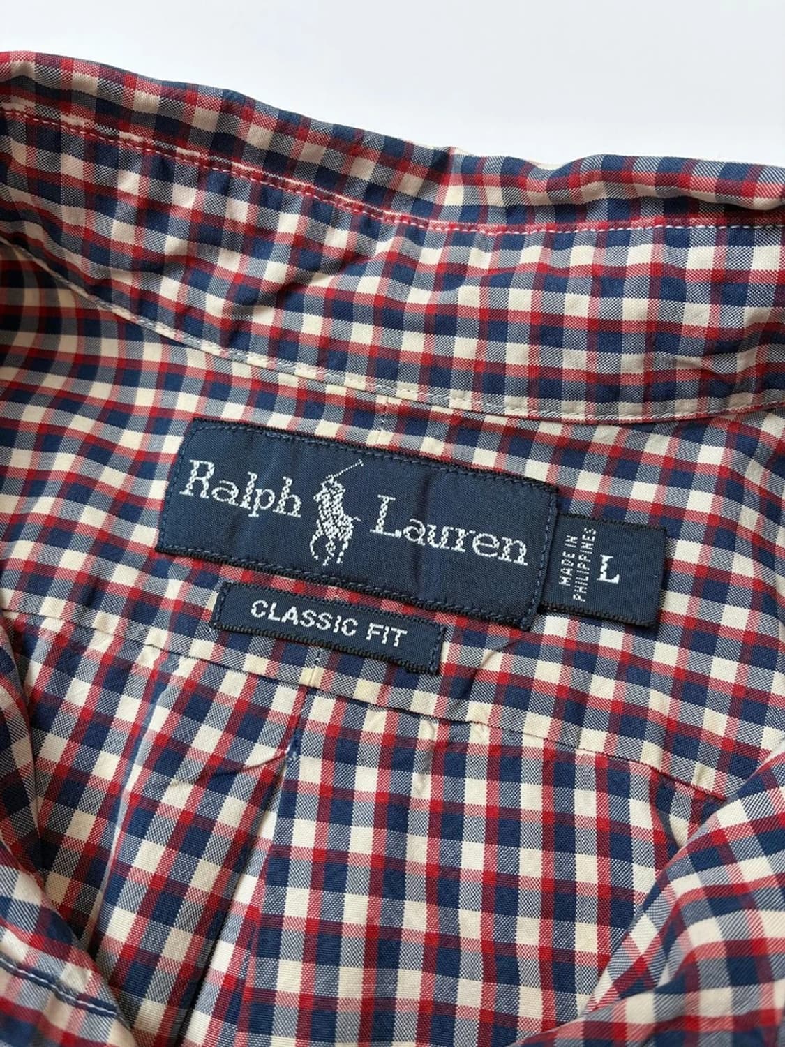 폴로 랄프로렌 00's 잔체크 셔츠 PN5558 상품이미지7
