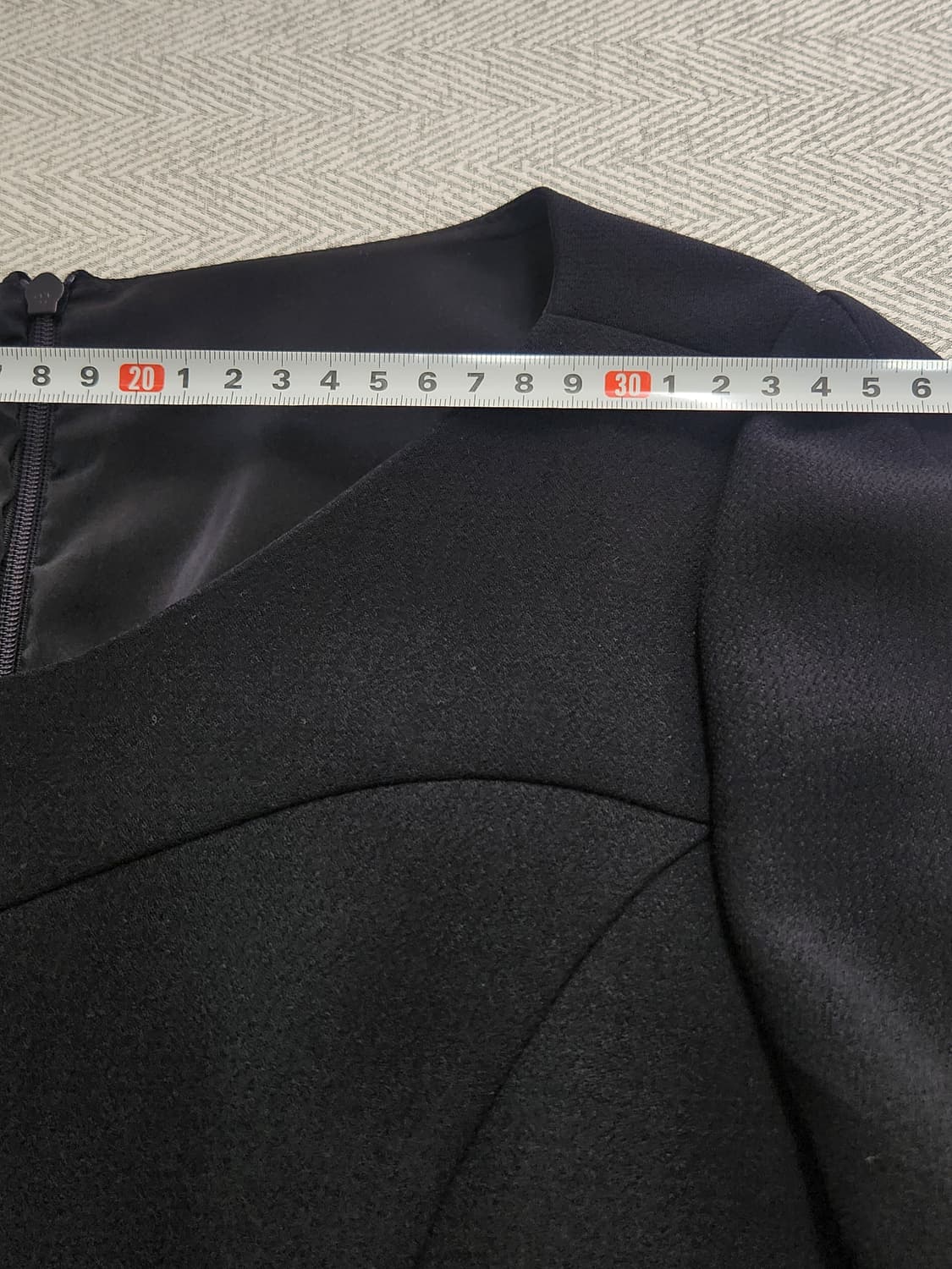 [85] 지고트 반팔 정장 원피스 55 블랙 하객룩 오피스룩 상품이미지9