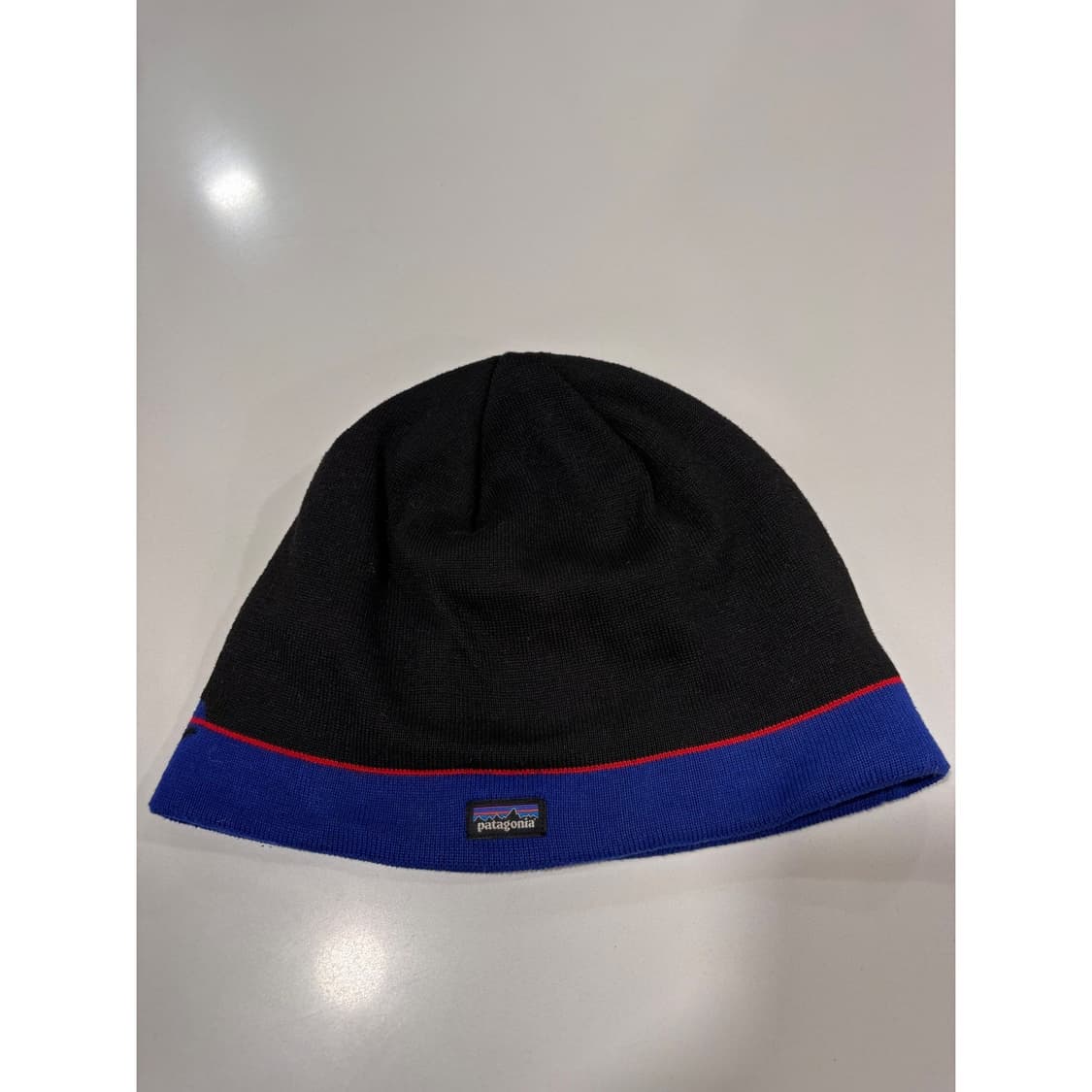 파타고니아 클래식 로고 비니 블랙/블루 상품이미지3