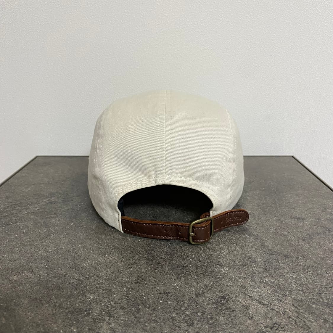 (OS) 슈프림 박스로고 캠프캡 모자 워시드 내츄럴 상품이미지4