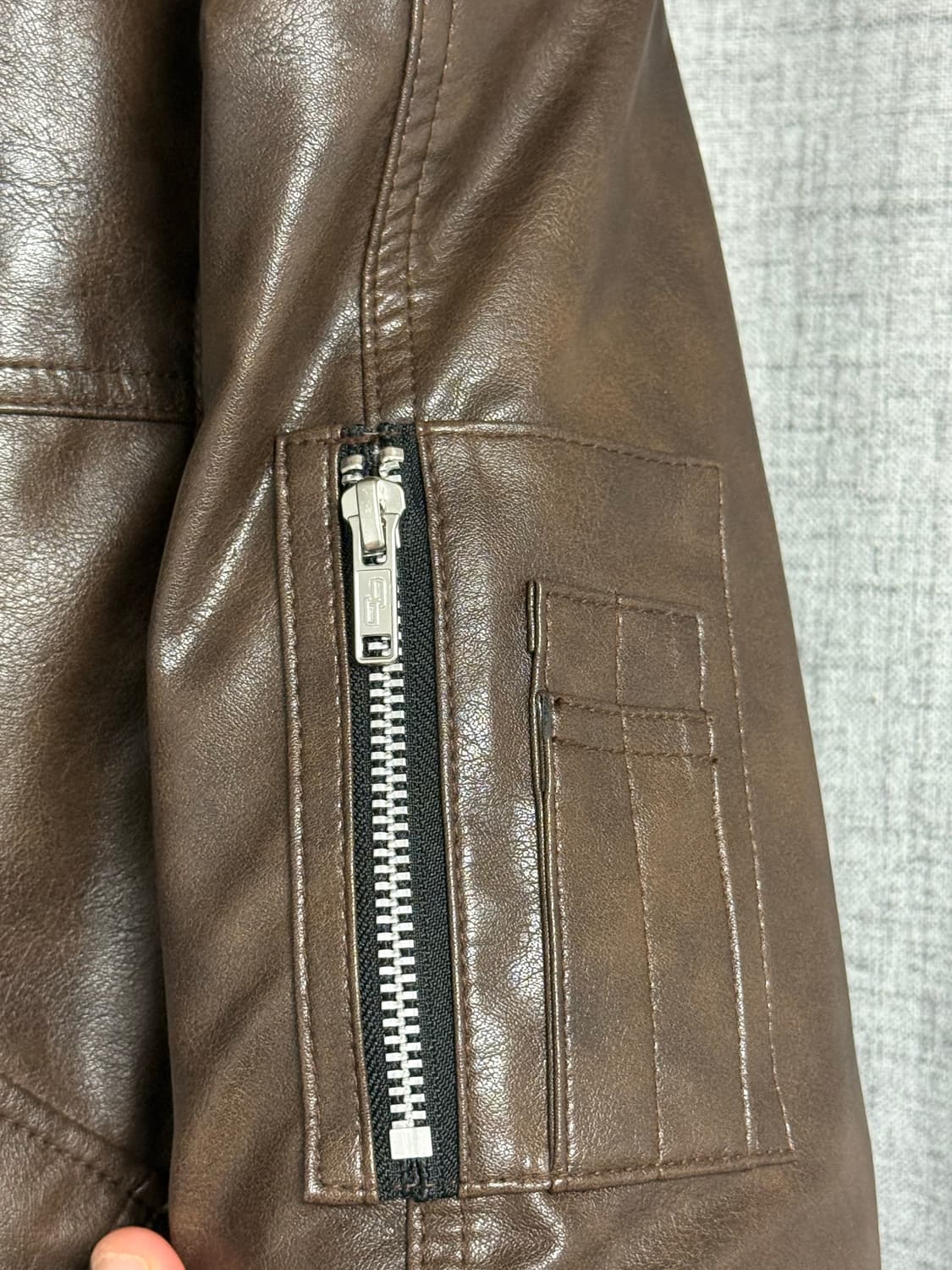 도프제이슨 시어링카라 cwu 자켓 브라운 XL 상품이미지3