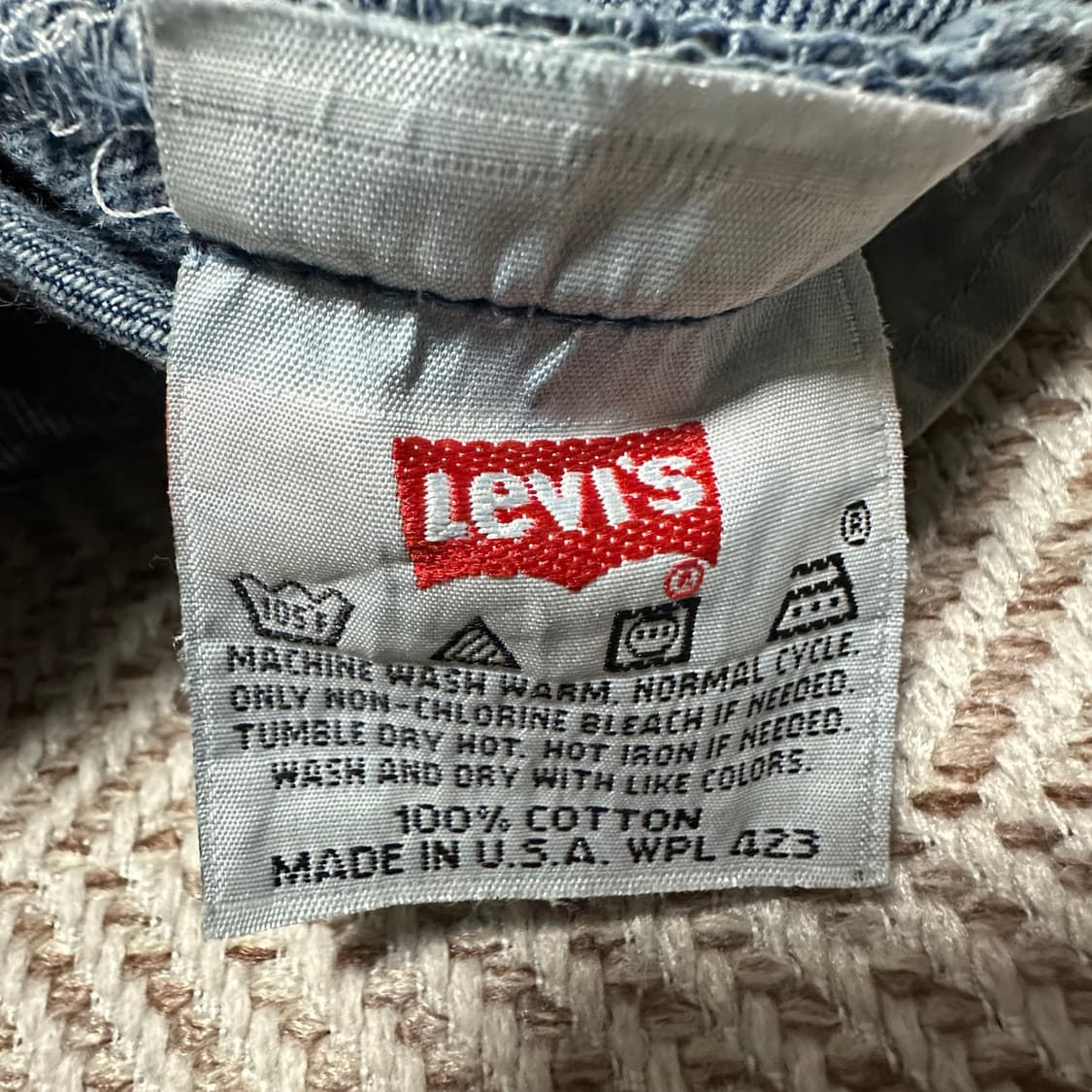 LEVI'S 701 90's usa made denim pants 상품이미지4