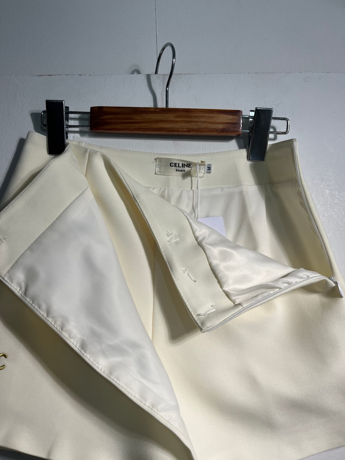 (새상품) CELINE 셀린느 로고 랩 치마 바지 (25inch) 상품이미지8