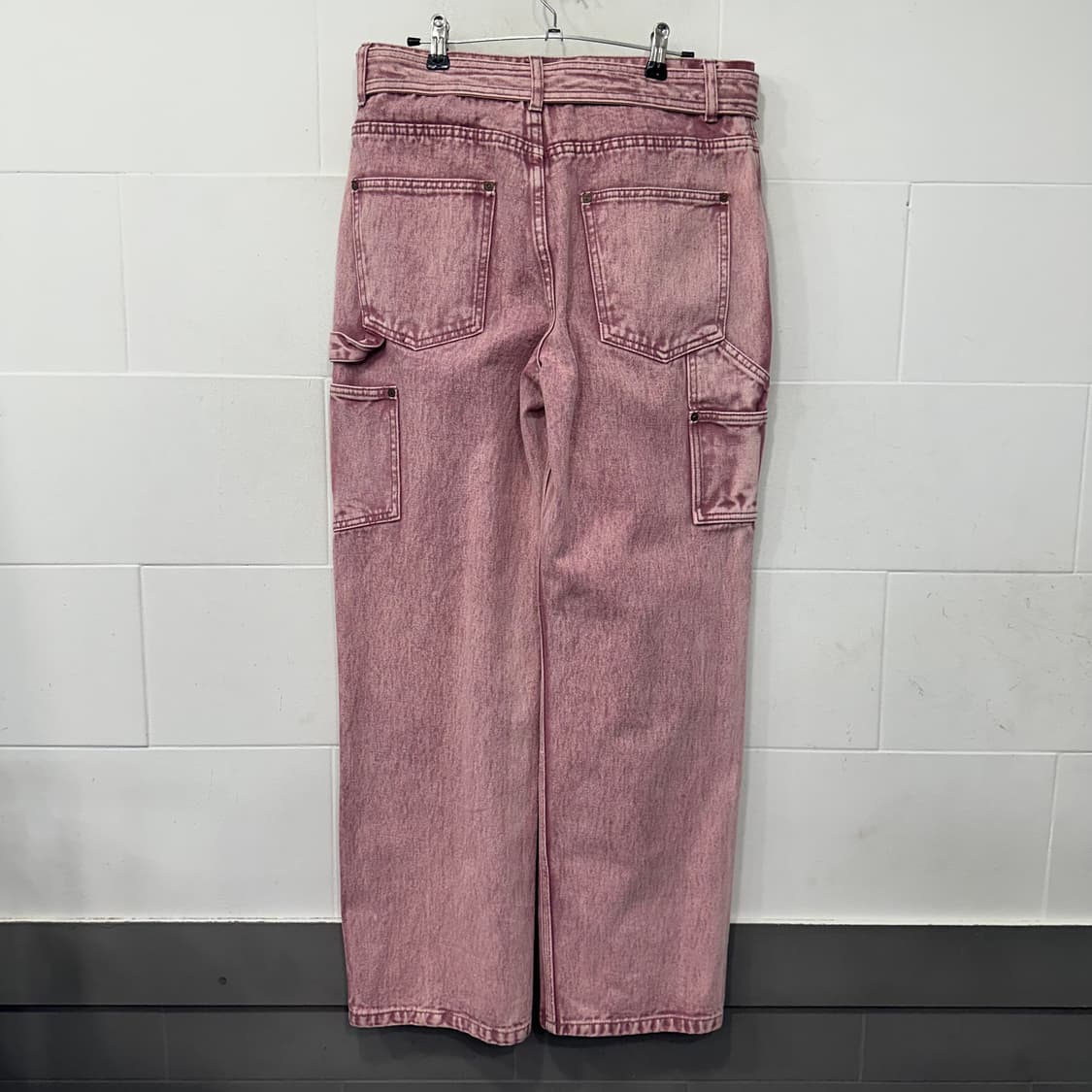 앤더슨벨 벨티드 카펜터 데님팬츠 상품이미지6