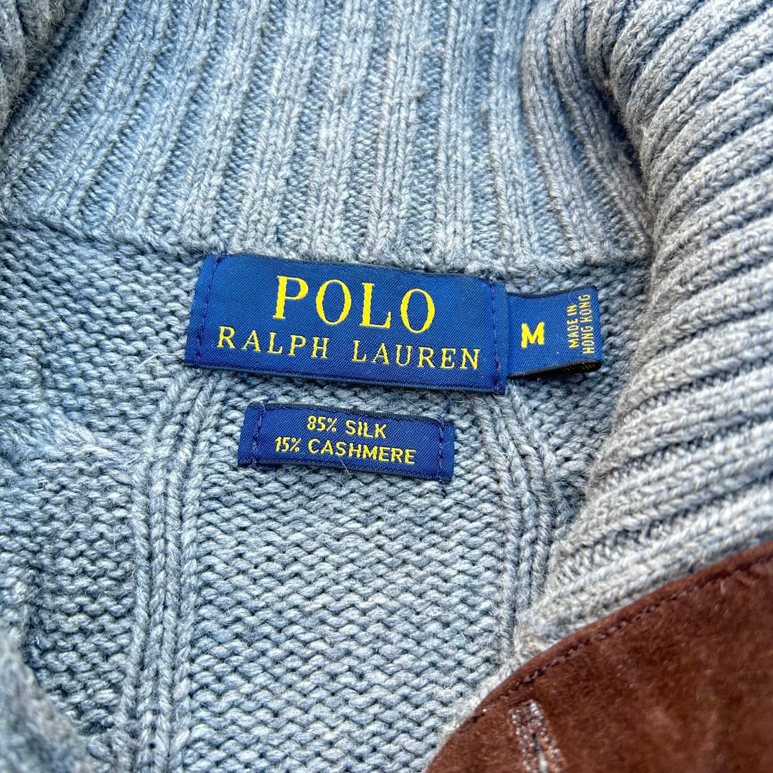 폴로 랄프로렌(polo ralph lauren)다크 그레이 반버튼 케이블 상품이미지4