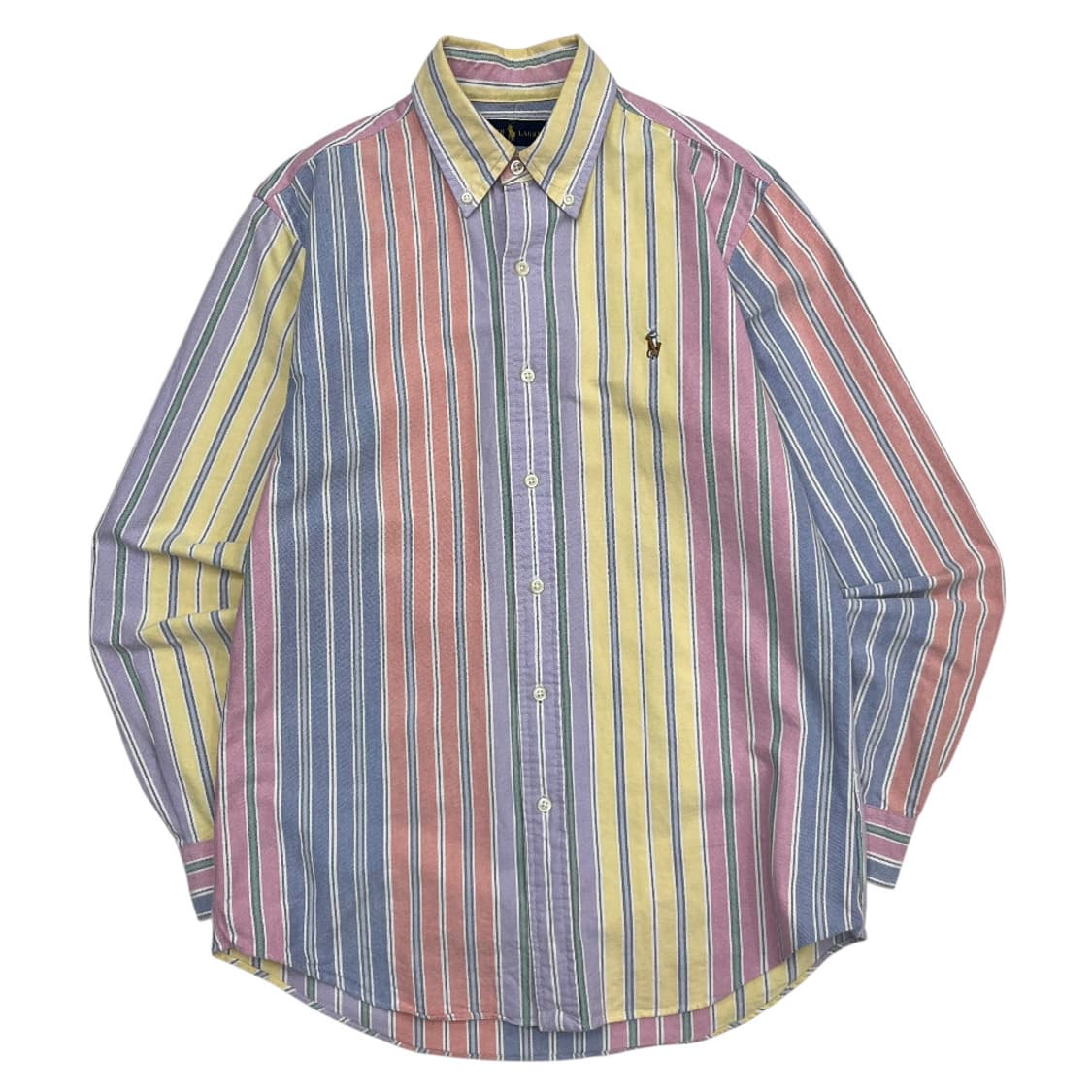 폴로 랄프로렌 옥스포드 파스텔 단가라 셔츠 S 상품이미지2