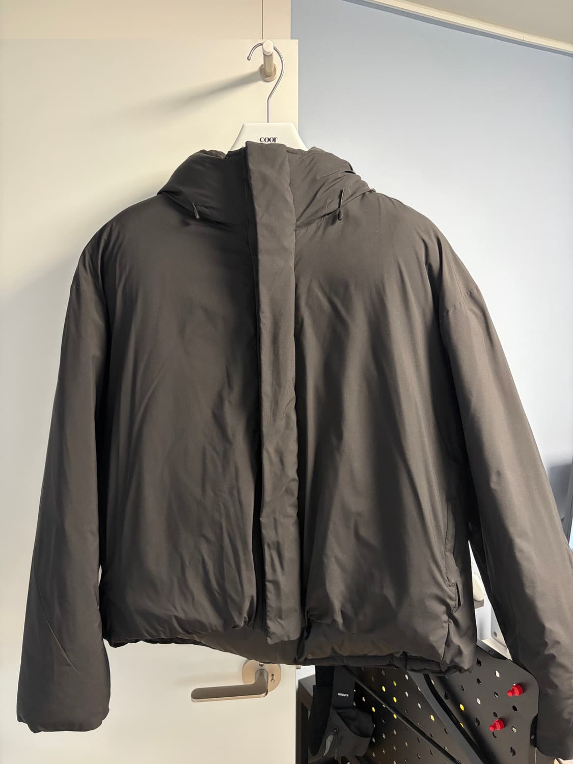 쿠어 워터 리펠런트 구스다운 점퍼 블랙 L 상품이미지2