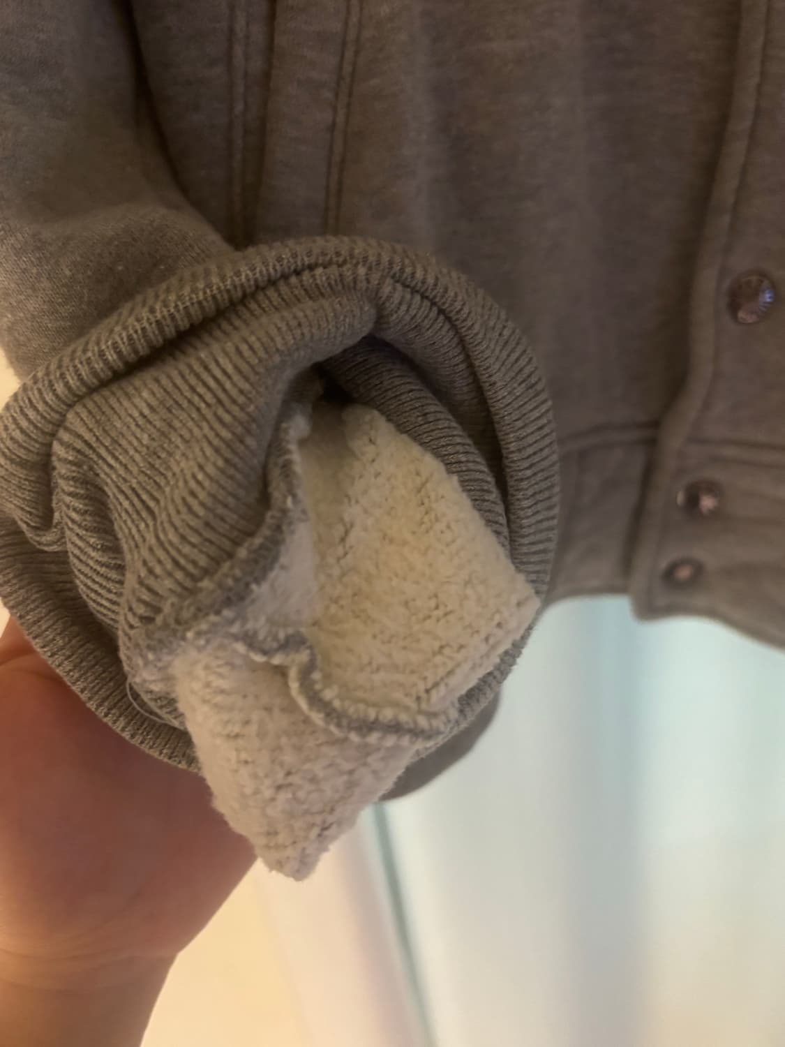 베이프 바시티 자켓 그레이 정품 단종🩶 남녀공용 상품이미지7