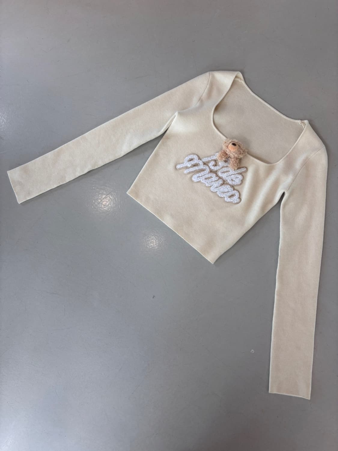 (New)13de marzo Crop Knit 상품이미지3