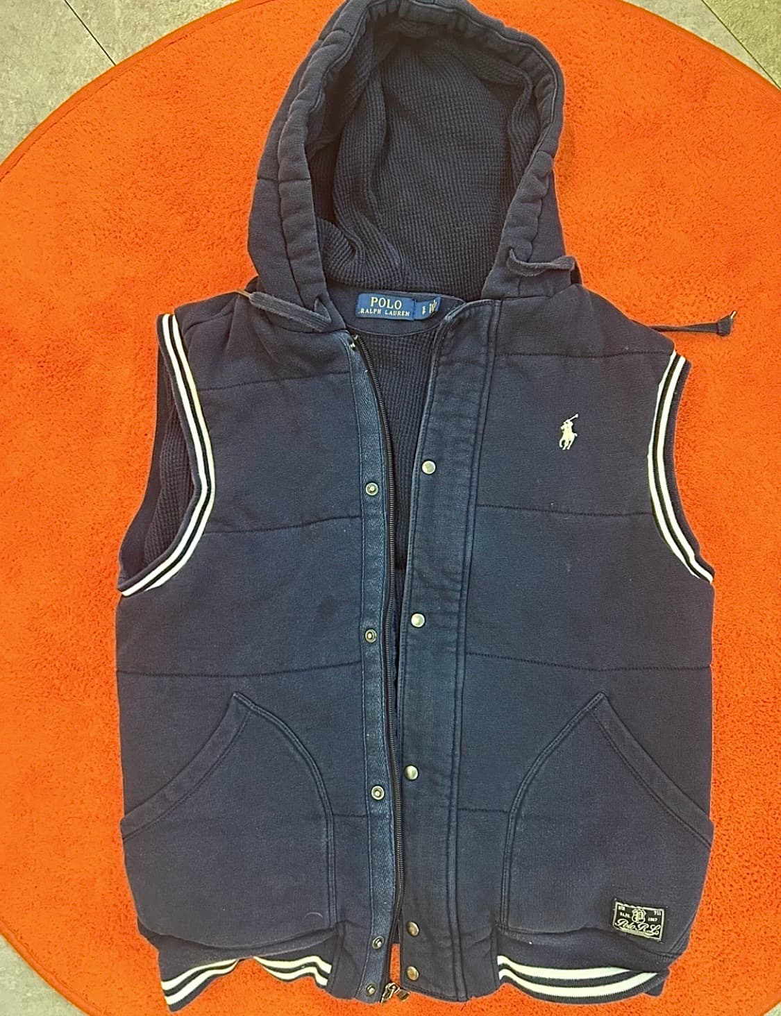 정품 폴로랄프로렌 네이비 레이어드 조끼 상품이미지1