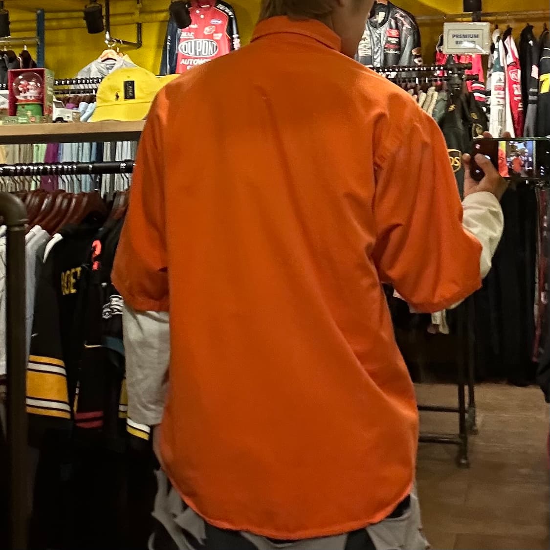 [HI] 칼하트 반팔 셔츠 오렌지 상품이미지5