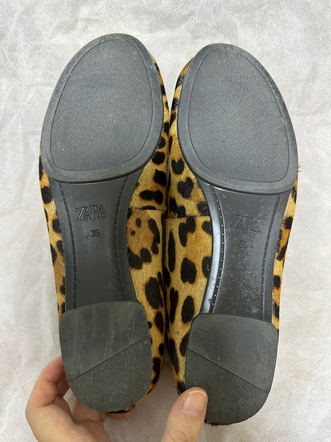 레오파드 송치 플랫슈즈 상품이미지5