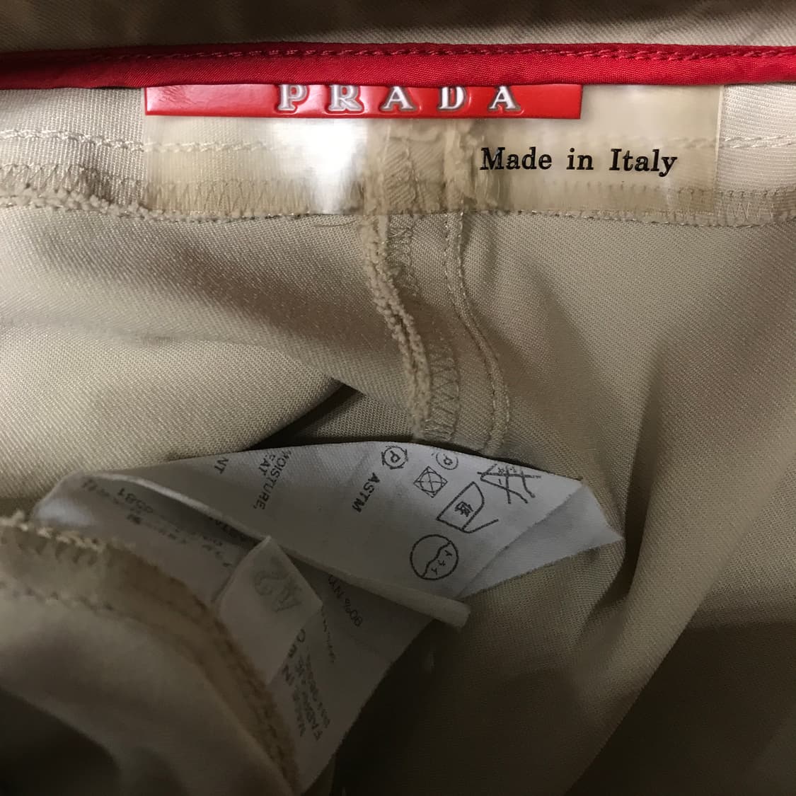 프라다 베이지 슬랙스 42(W) 상품이미지6